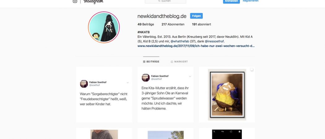 Folgt mir lieber schnell, bevor diese formschöne Seite schon wieder weg ist!